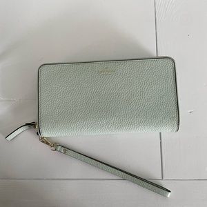 Kate Spade Wallet Wristlet Mint Green